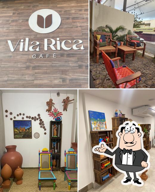 Veja imagens do interior do Vila Rica Café