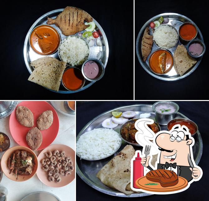 Pick meat dishes at Arun bhojnalay ( अरुण भोजनालय )