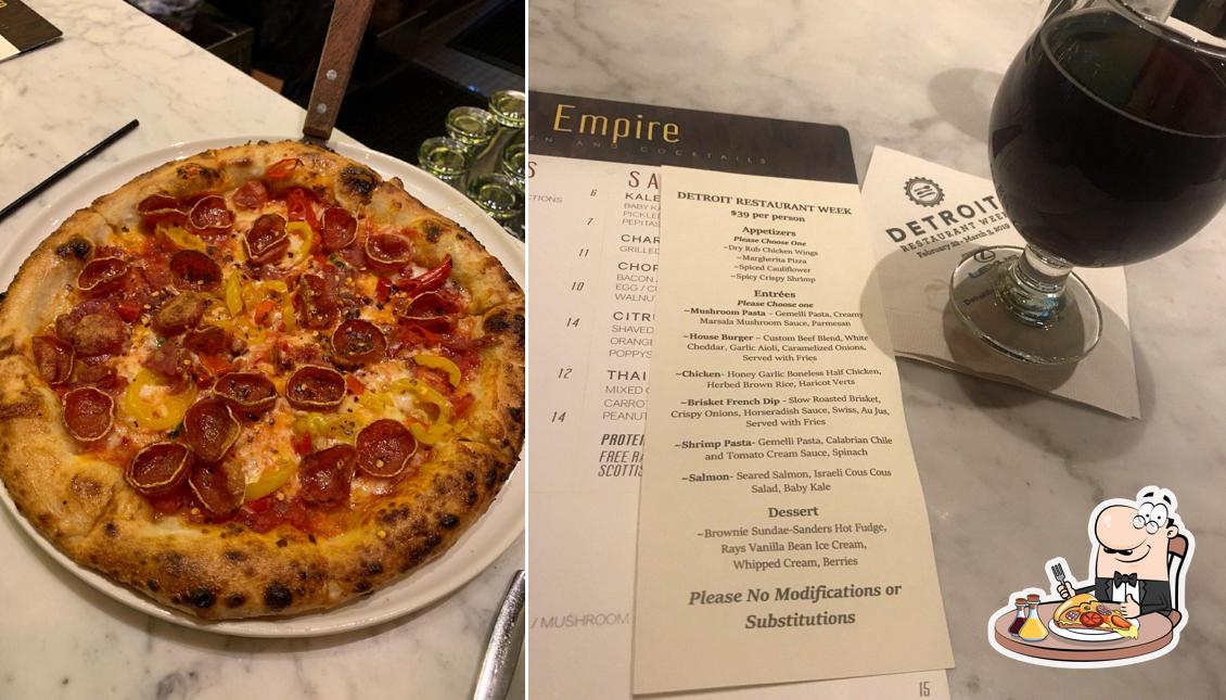 Get pizza at Empire Kitchen & Cocktails