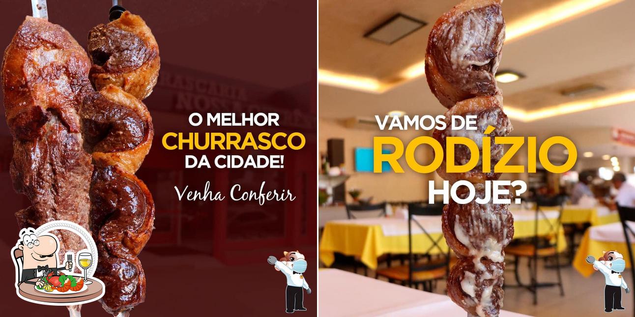 Experimente frutos do mar no Churrascaria Nossa Querência