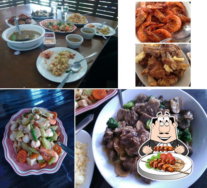 Food at Lamarang Steak and Seafoods Restaurant