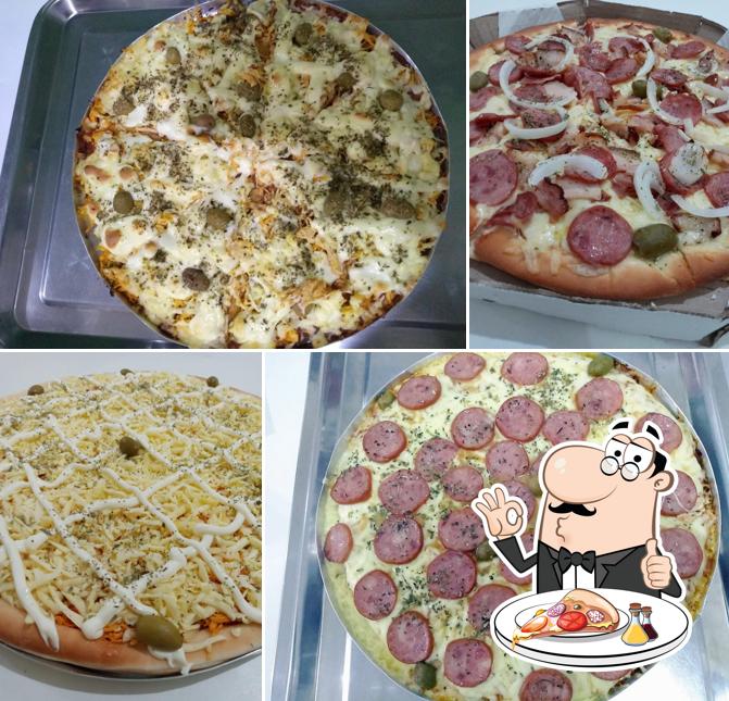 Peça diferentes estilos de pizza