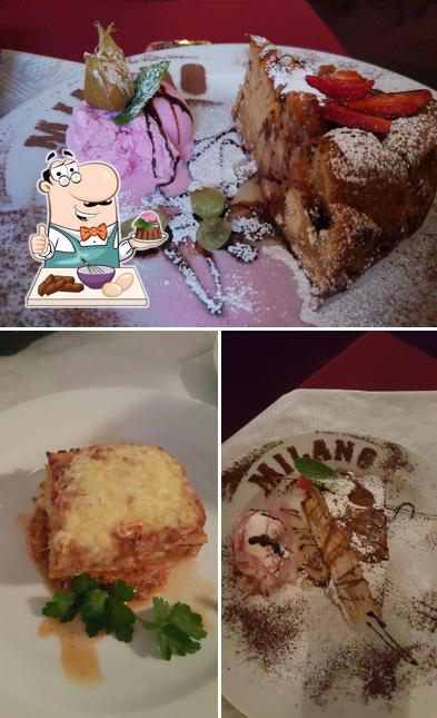 Milano pizzeria-restaurant te ofrece gran variedad de dulces