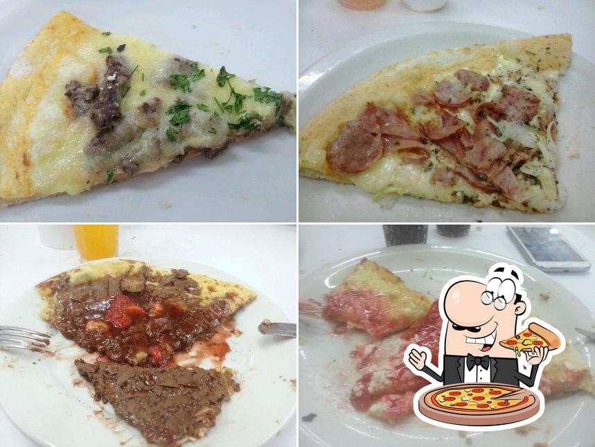 Escolha pizza no Pizza Bule a Pizzaria do Tabule