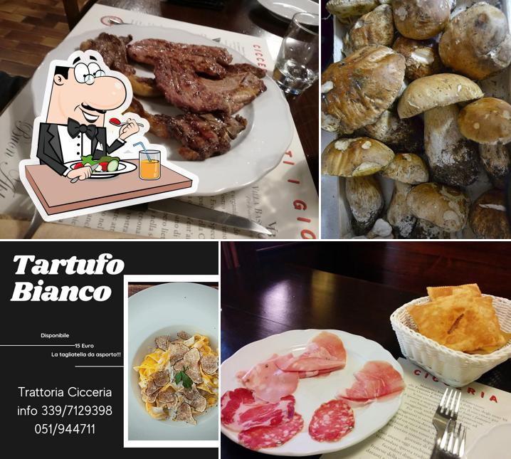 Platti al Trattoria Cicceria