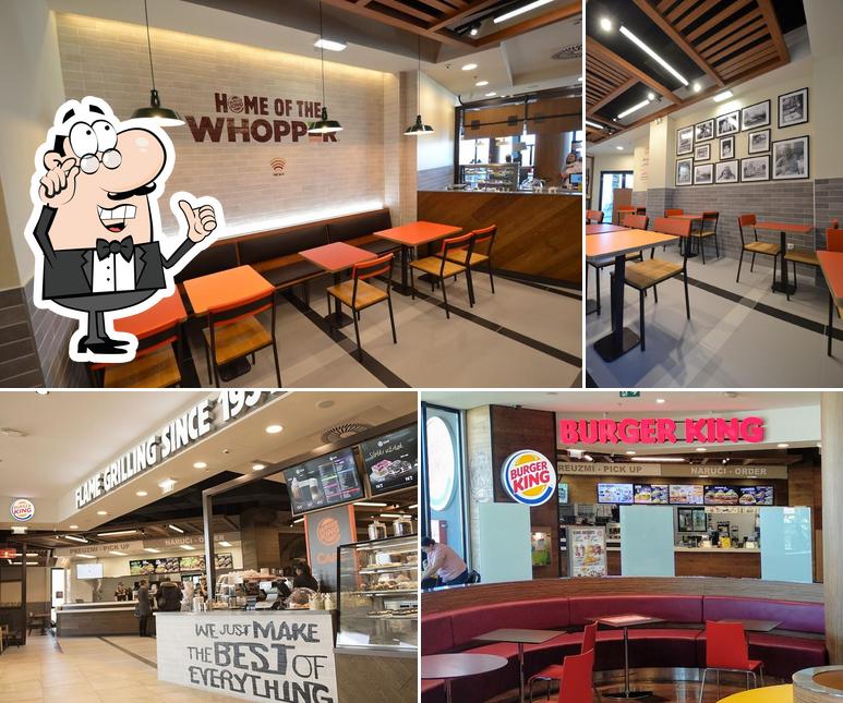 L'intérieur de Burger King