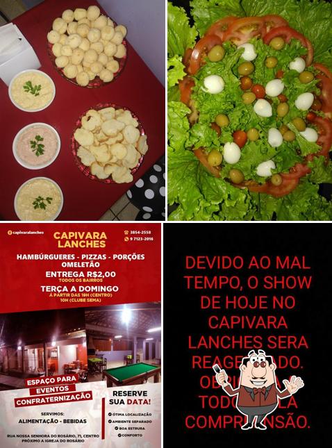 Comida em Capivara Lanches