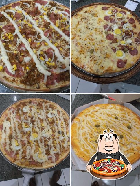 Peça diferentes estilos de pizza