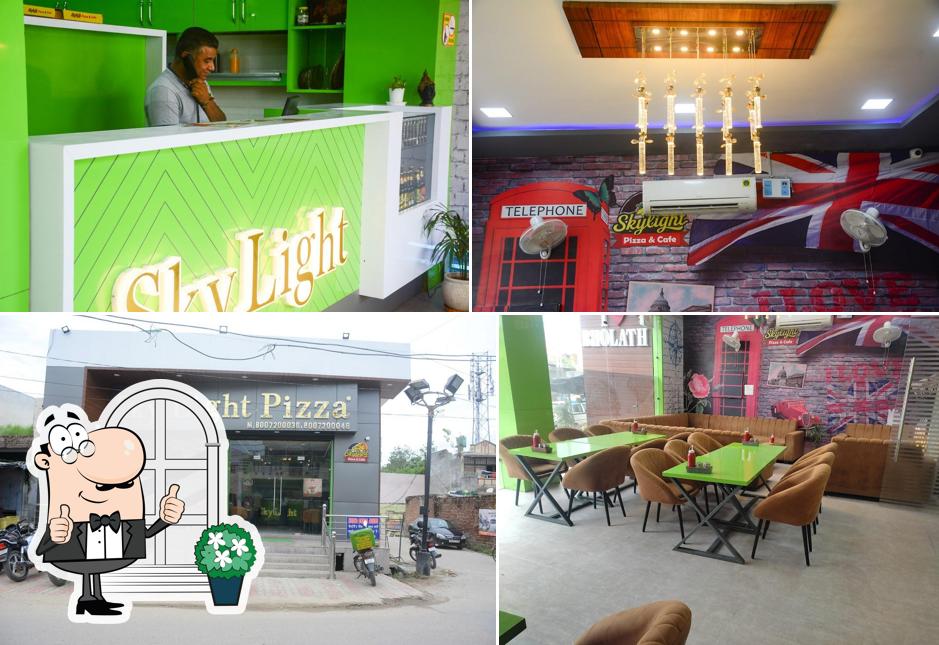 Among different things one can find exterior and interior at Sky Light Pizza And Cafe (Bholath)