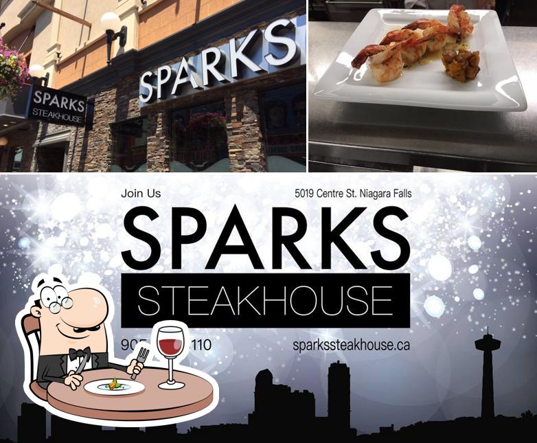 Plats à Sparks Steakhouse Restaurant Niagara Falls