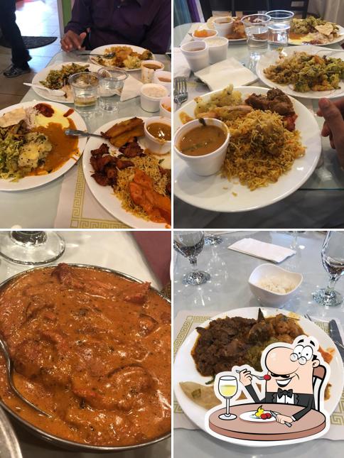 Meals at AROMA Indian Restaurant