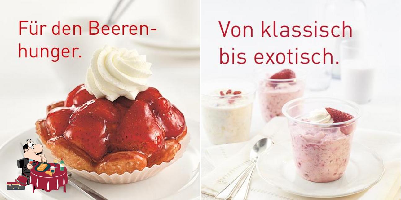 Bäckerei Hug - Oerlikon Bahnhof Mitte serve un'ampia varietà di dessert