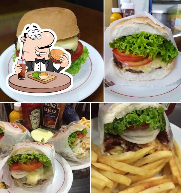 Delicie-se com um hambúrguer no Disk Burguer