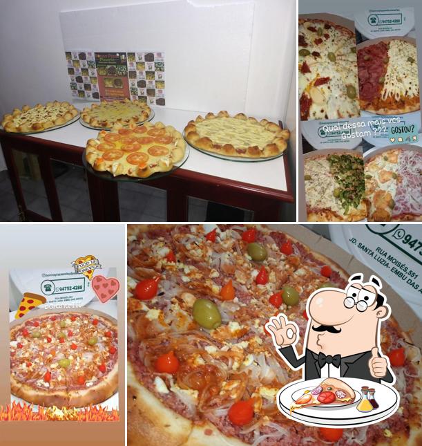 Experimente pizza no Bonna Pizza Embu das Artes