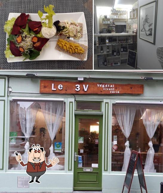 The picture of food and interior at LE 3V