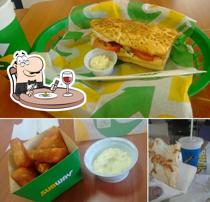 Comida em Subway