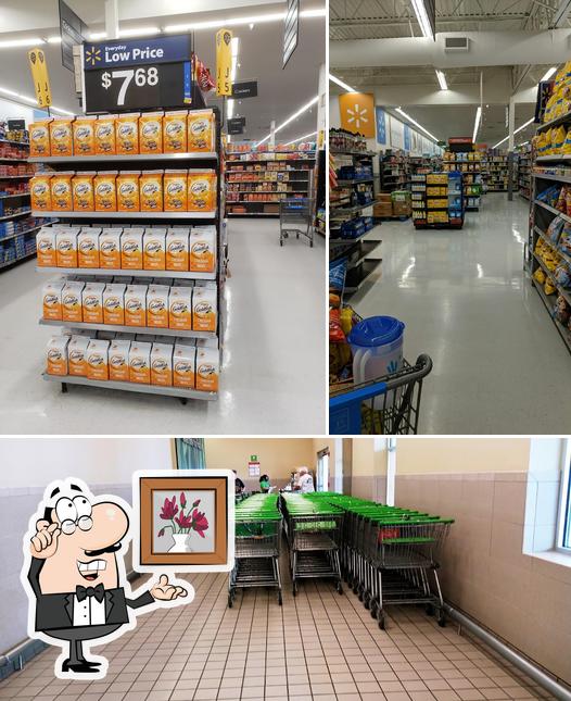 The interior of Walmart Supercenter