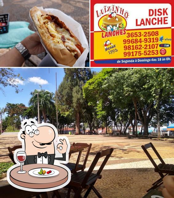 Platos en Luizinho Lanches