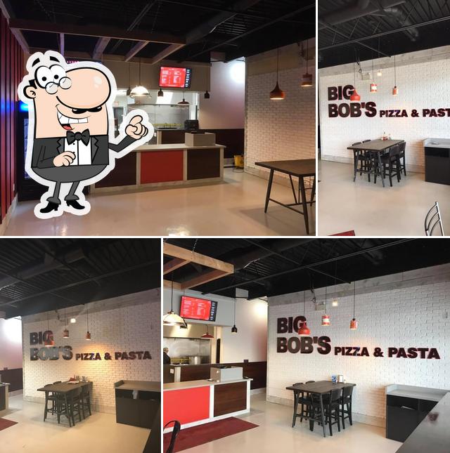 L'intérieur de Big Bob's Classic Pizza and Pasta