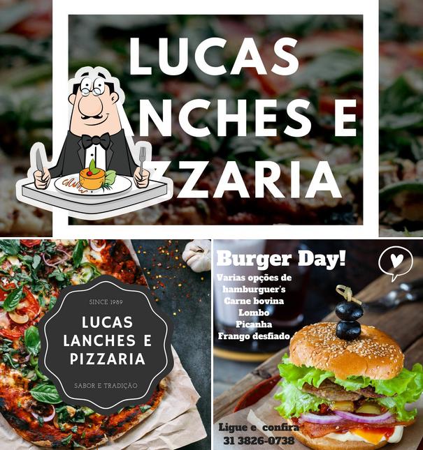 A Lucas Lanches e Pizzaria à lenha se destaca pelo comida e exterior