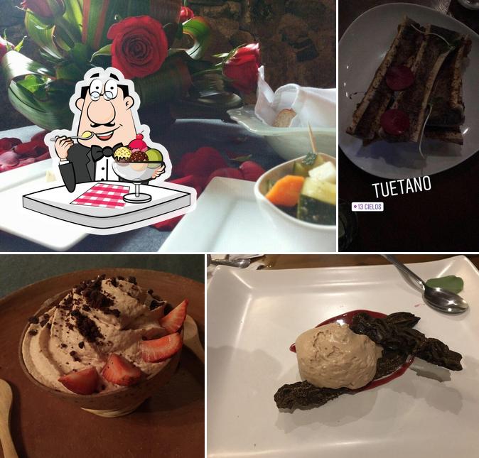 "13 Cielos Restaurante" представляет гостям большое количество десертов