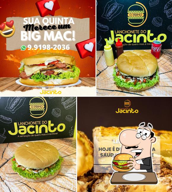 Hamburguesa en Lanchonete do Jacinto