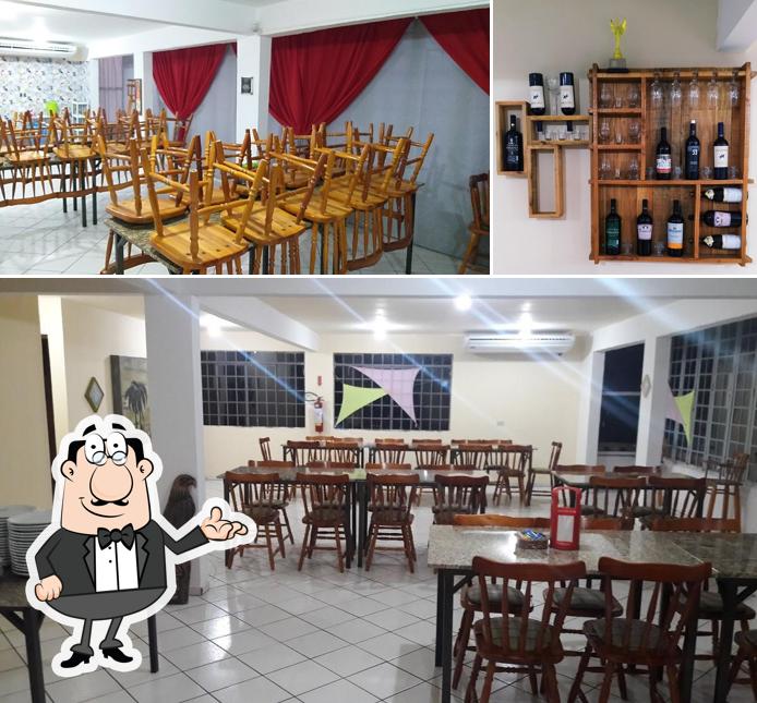 O interior do Requinte Pizzaria - O verdadeiro sabor Italiano