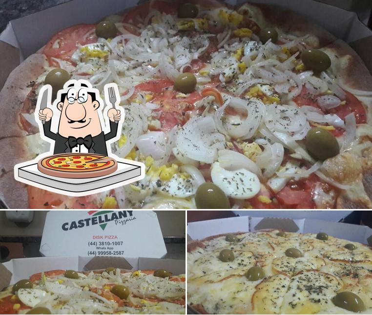 No Pizzaria Castellany ., você pode desfrutar de pizza