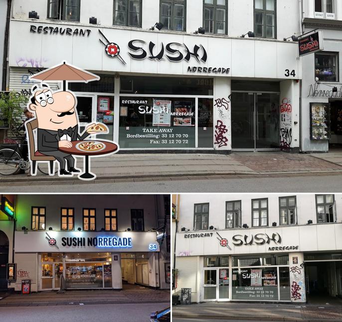 L'extérieur de Sushi Nørregade