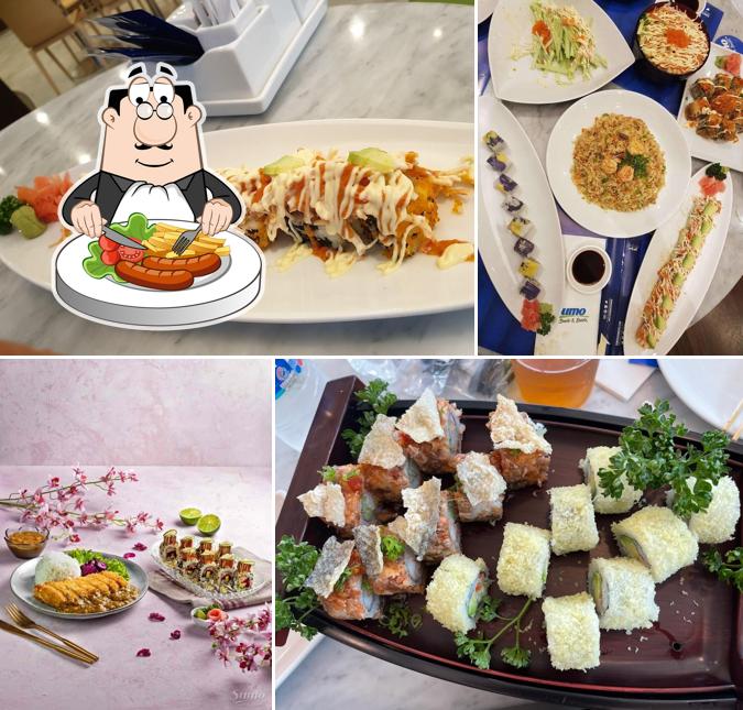 Food at Sumo Sushi & Bento DSO