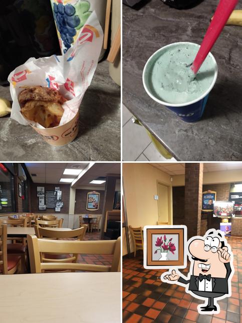 This is the image showing interior and food at Dairy Queen Grill & Chill