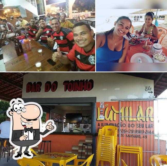 O interior do Bar Do Toinho