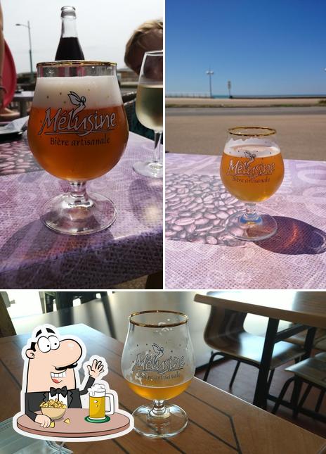 Vous pouvez prendre une pinte de bière blonde ou brune