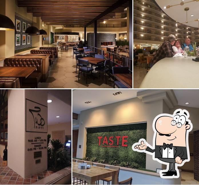 The interior of Taste Restaurant