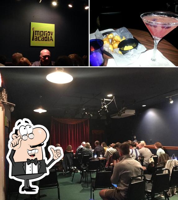 The photo of interior and alcohol at ImprovAcadia