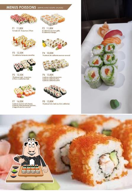 Order different sushi options