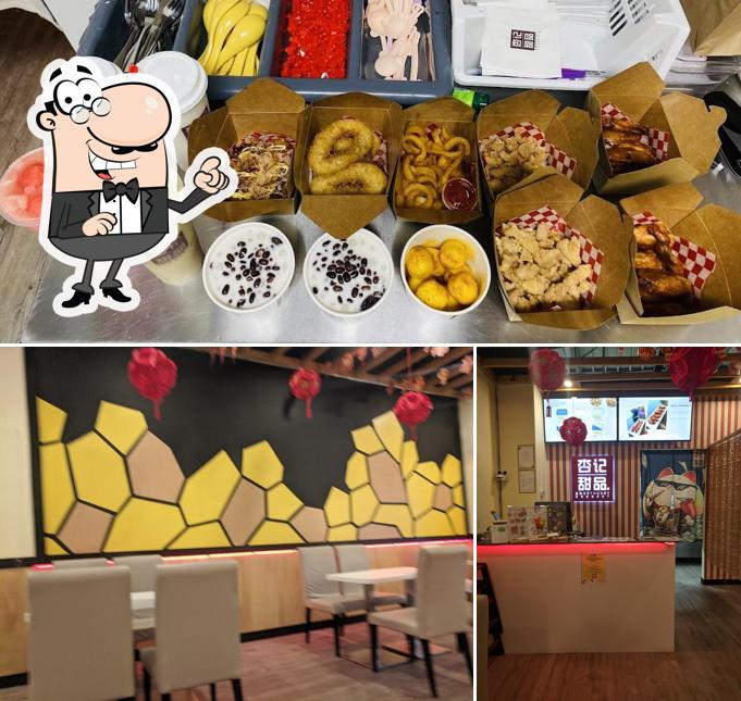 Among various things one can find interior and food at SweetHoney Dessert 杏记甜品