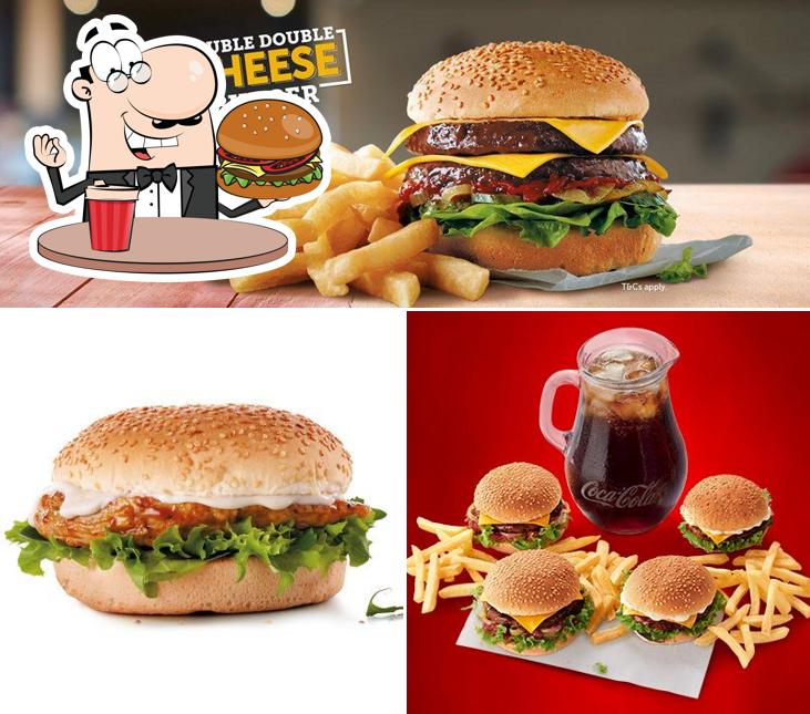 Try out a burger at Wimpy