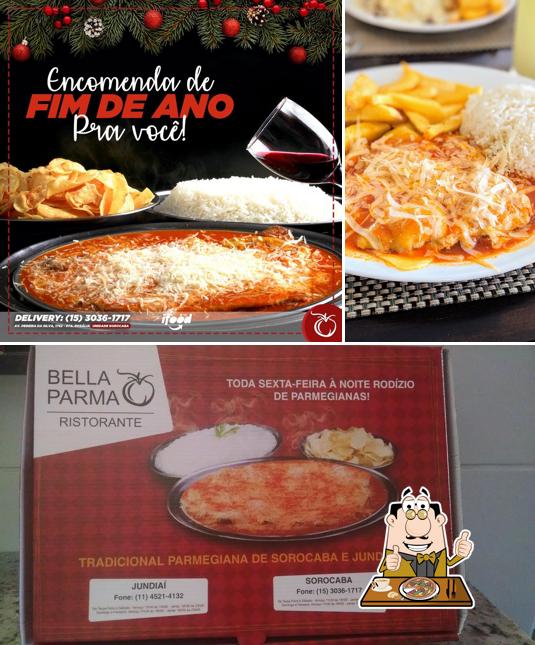 Escolha pizza no Bella Parma Sorocaba