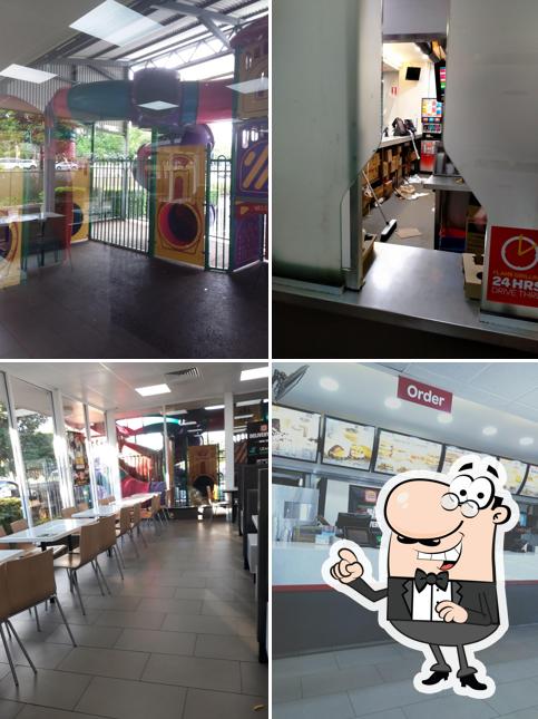 Take a seat at one of the tables at Hungry Jack's Burgers Woodridge