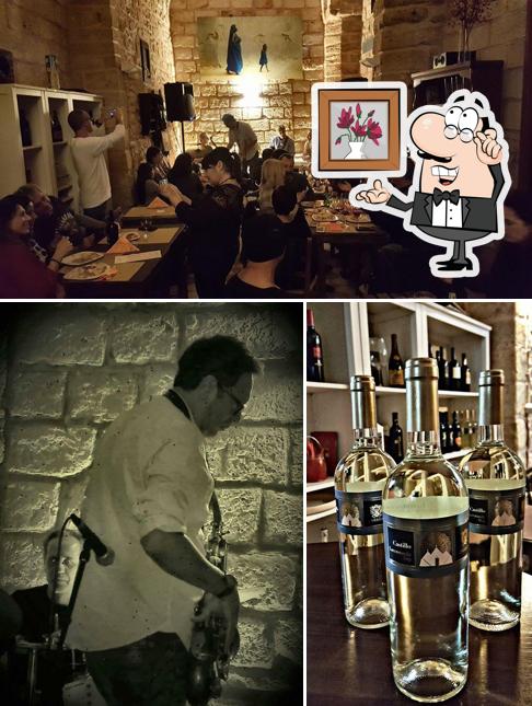 Euphoria Wine Bar si caratterizza per la interni e cibo