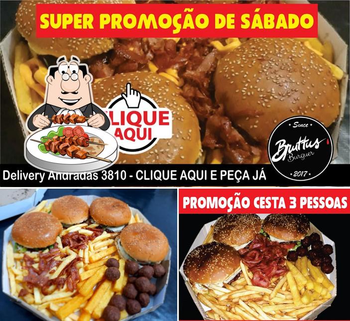 Comida em Bruttus Burguer