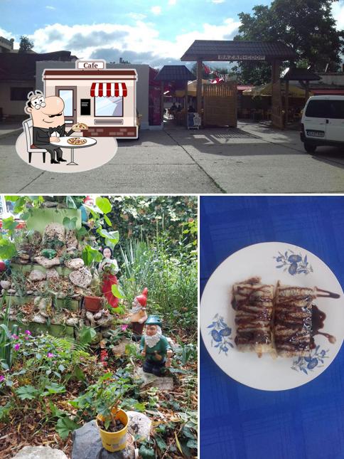 Voici l’image indiquant la extérieur et nourriture sur La Nina Bufet Bazar Neptun