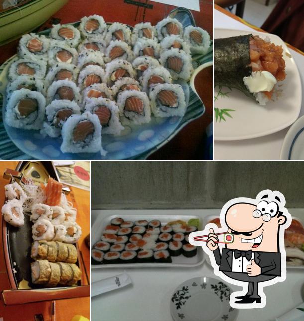 Experimente diferentes opções de sushi