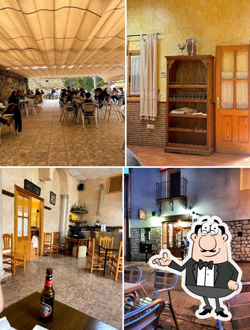 El interior de Restaurante San Roque
