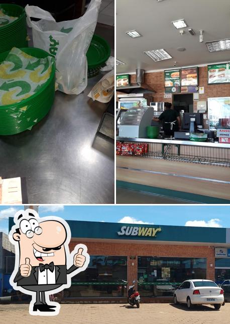 Look at the photo of Subway