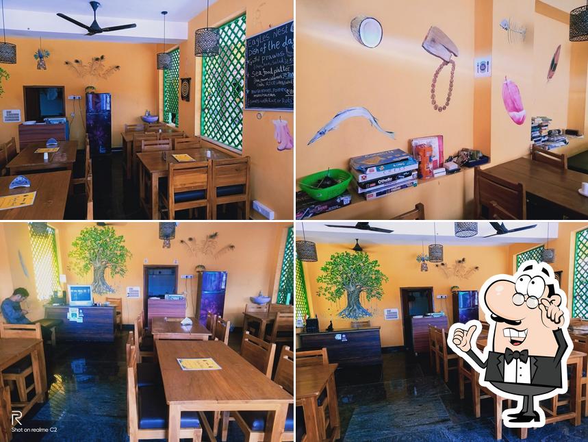 The interior of Eagles Nest Cafe & Restaurant
