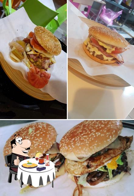 Try out a burger at Gelato Mio Ag. Athanasios