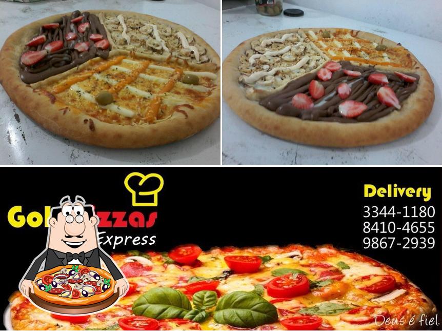 Peça pizza no Gold pizzas express