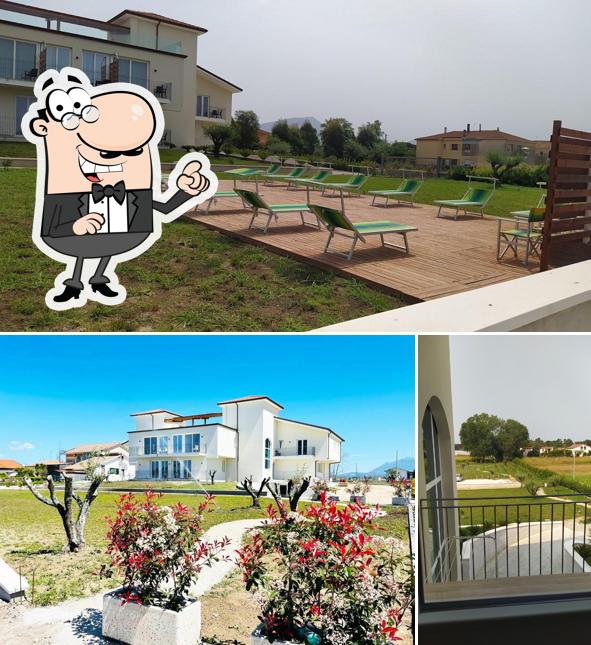 Gli esterni di Esperidi Agri Resort Paestum